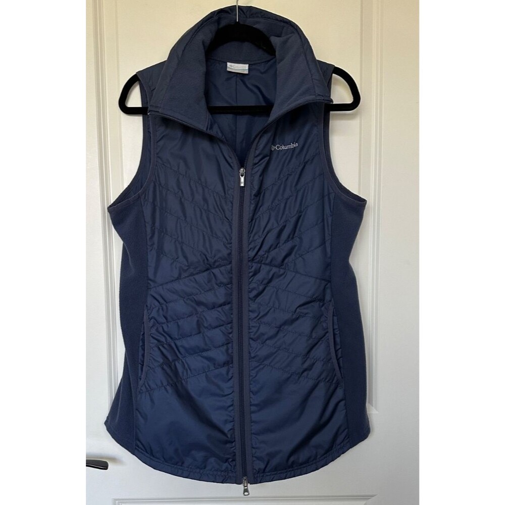 Columbia Navy Blue Women s Vest Large